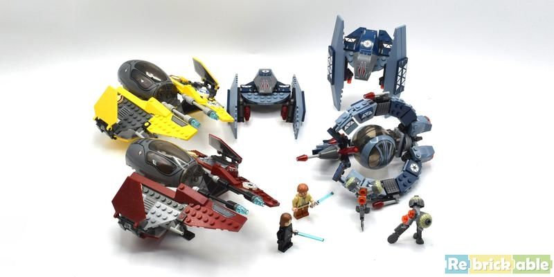 BOOTLEG STAR WARS LEGO - SPACE FIGHTS - CLOSE-UP SET REVIEW 
