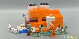 LEGO Set 21178-1 The Fox Lodge (2022 Minecraft)