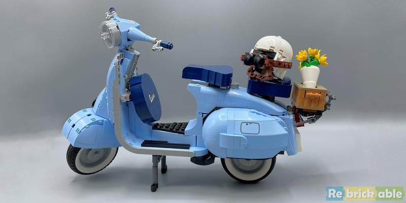 Review: 10298-1 - Vespa 125  Rebrickable - Build with LEGO