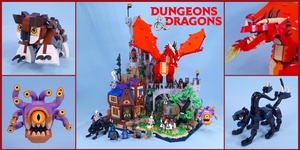 LEGO Set 21348-1 Dungeons & Dragons: Red Dragon's Tale (2024