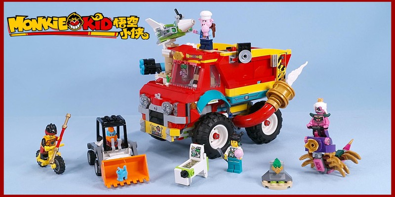 Review: 80055-1 - Monkie Kid's Team Power Truck | Rebrickable