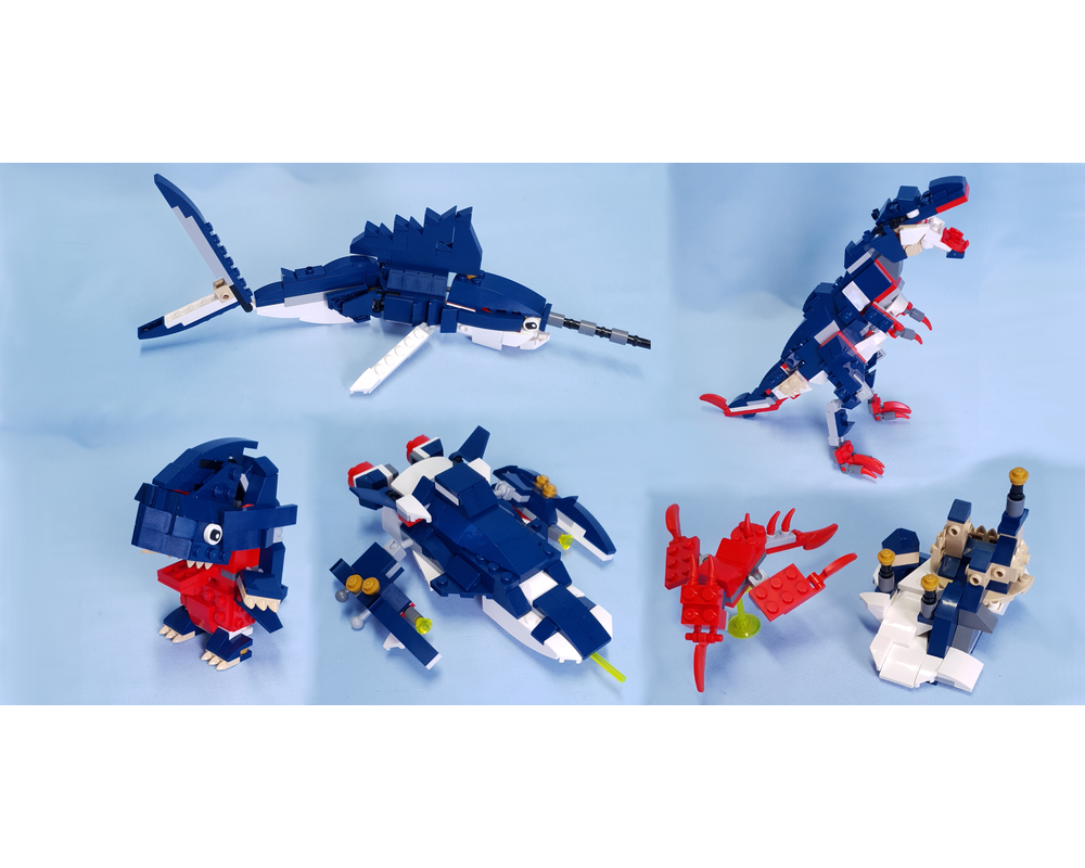 Mini MOC Madness - 31088-1 - Deep Sea Creatures | Rebrickable