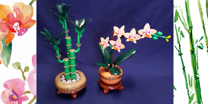 Review: 10343-1 - Mini Orchid & 10344-1 - Lucky Bamboo