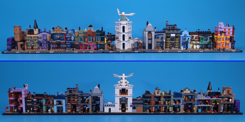 Review: 76444-1 - Diagon Alley Wizarding Shops | Rebrickable
