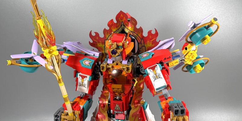 Review: 80057-1 - Nezha's Ring of Fire Mech | Rebrickable