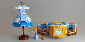 LEGO Set 43266-1 Cinderella's Dress (2025 Disney > Disney Princess