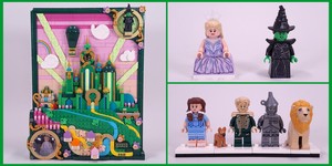 LEGO Set 75685-1 Emerald City Wall Art (2025 Wicked) | Rebrickable