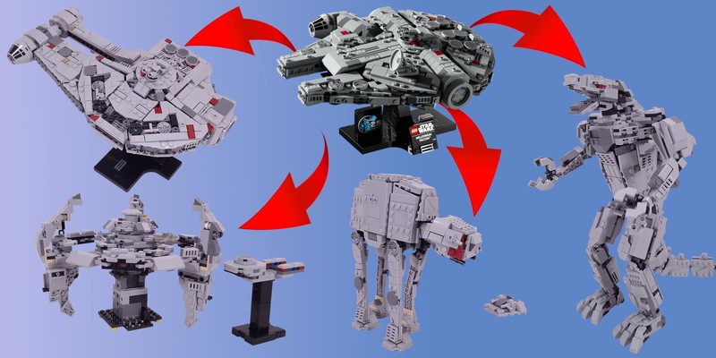 Midi MOC Madness - 75375-1 Millennium Falcon | Rebrickable - Build
