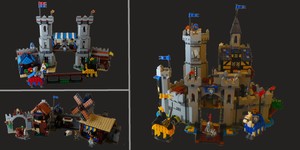 LEGO Set 31168-1 Medieval Horse Knight Castle (2025 Creator