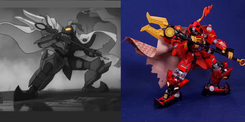 Review: 71846-1 - The Fire Knight Mech | Rebrickable - Build with LEGO