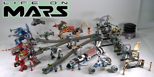 LEGO Set 7317-1 Aero Tube Hanger (2001 Space > Life On Mars