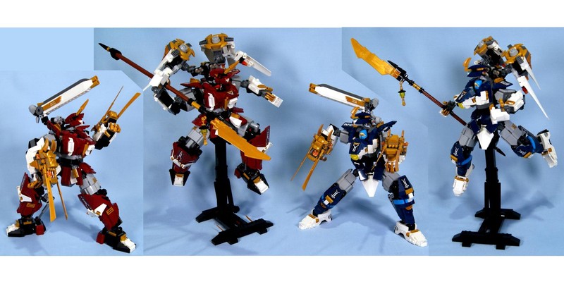 Review: 71870-1 - The Twin Titan Mechs | Rebrickable - Build with LEGO