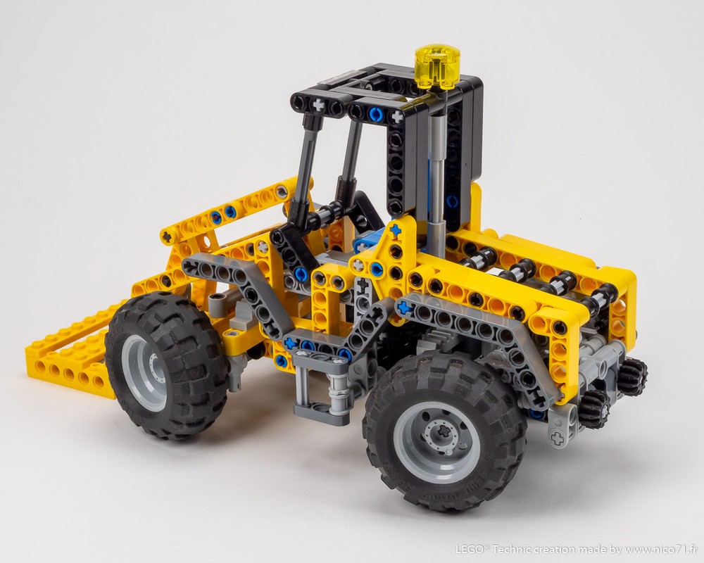 LEGO MOC-0006 Mini Wheel Loader by Nico71 | Rebrickable - Build with LEGO