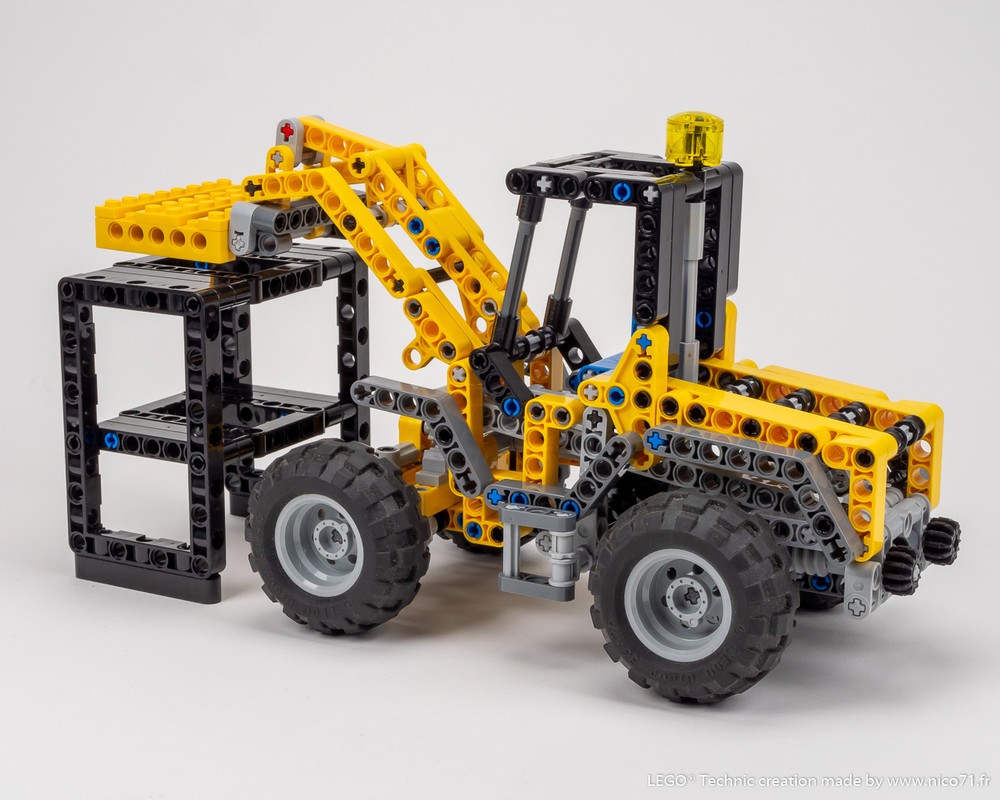 LEGO MOC-0006 Mini Wheel Loader by Nico71 | Rebrickable - Build with LEGO