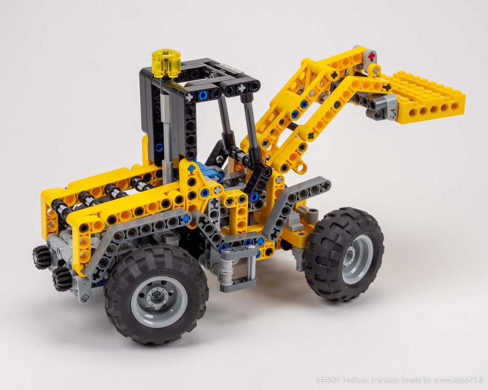 LEGO MOC-0006 Mini Wheel Loader by Nico71 | Rebrickable - Build with LEGO