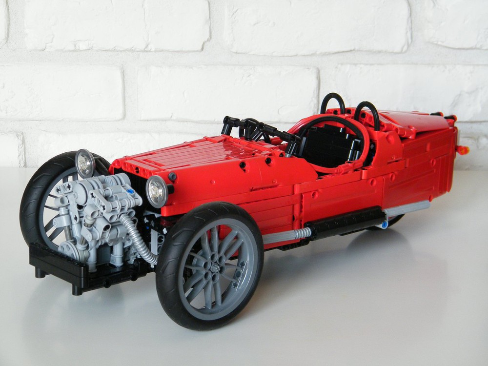 LEGO MOC Morgan Three Wheeler by Nico71 