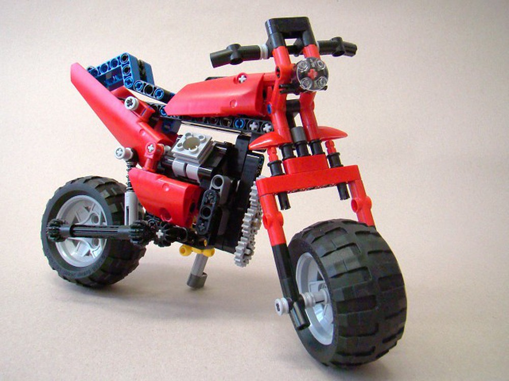 LEGO MOC 8048: Motorbike by Tomik | Rebrickable - Build with LEGO