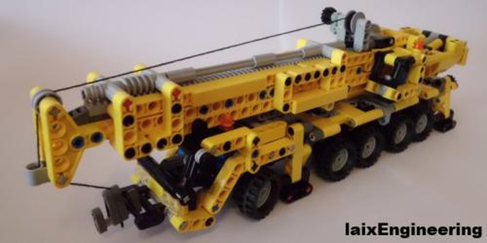 LEGO MOC Mobile Crane by | Rebrickable - Build with LEGO