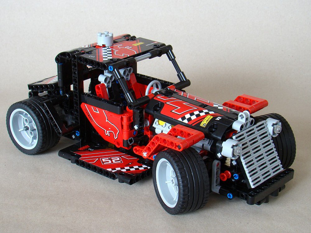LEGO 8041: Hotrod by Tomik Rebrickable Build with LEGO