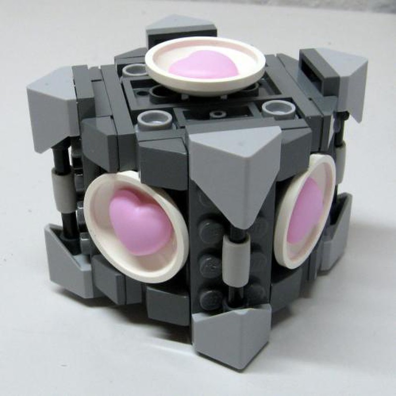 LEGO MOC Portal Companion Cube by Mahj