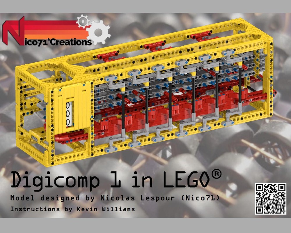 LEGO MOC-0281 Lego Computer : Digicomp by Nico71 | Rebrickable - Build ...