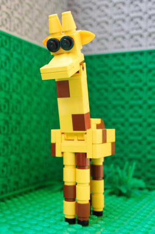 Lego Moc Giraffe By Schwallex Rebrickable Build With Lego