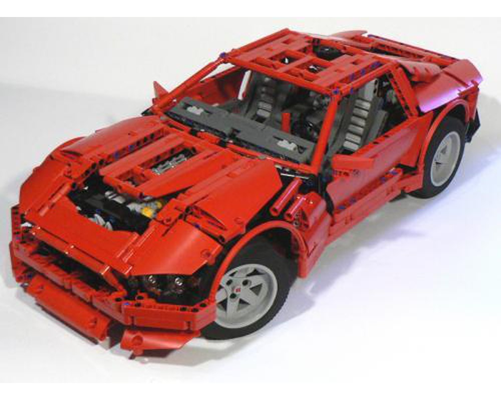 LEGO MOC-0587 Red Coupé V12 (Technic 2013) | Rebrickable - Build with LEGO