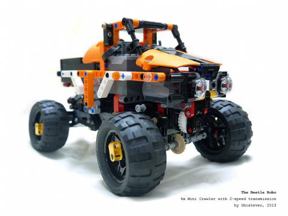 LEGO MOC Super Mini Crawler with 2 speed transmission by ghostever