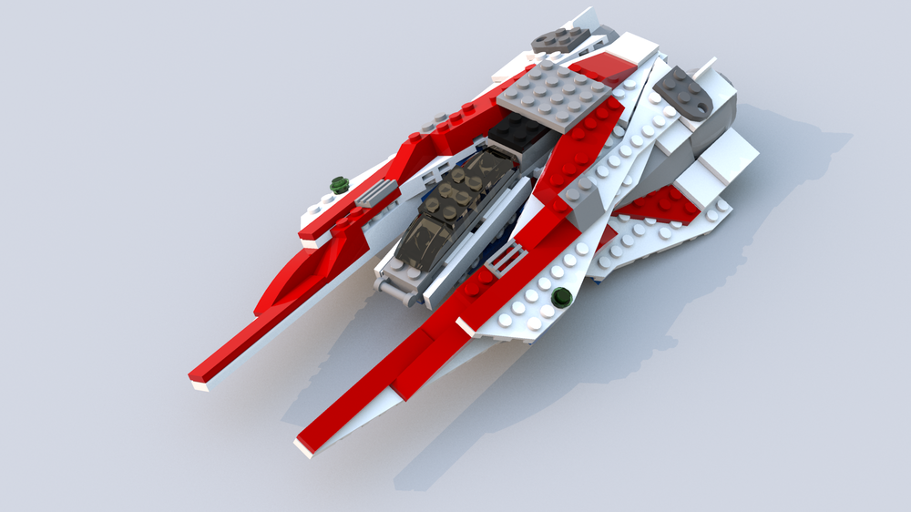 MOC 4953 Fast Fliers: Starfighter Yurikeh Rebrickable Build with LEGO