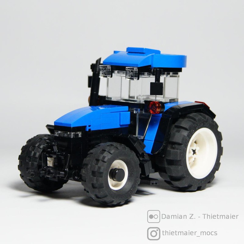 Natte sneeuw Indiener ten tweede LEGO MOC New Holland TM140 - tractor by thietmaier_mocs | Rebrickable -  Build with LEGO
