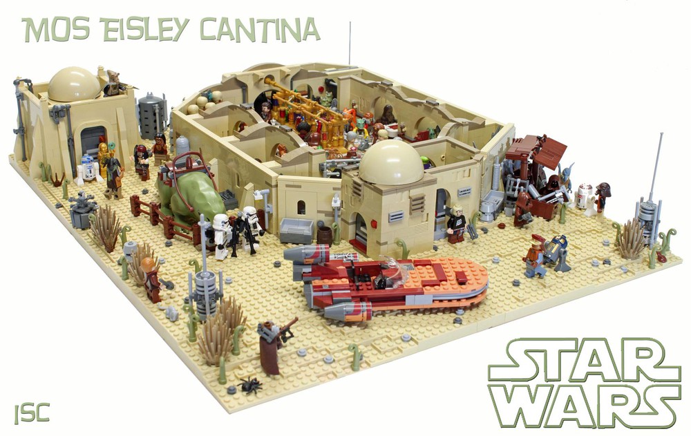 LEGO MOC Mos Eisley by IScreamClone Rebrickable - Build with LEGO