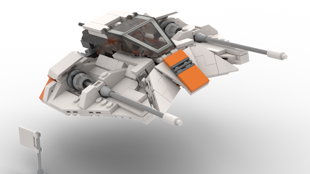LEGO MOC Snowspeeder by Fallofone | Rebrickable - Build with LEGO