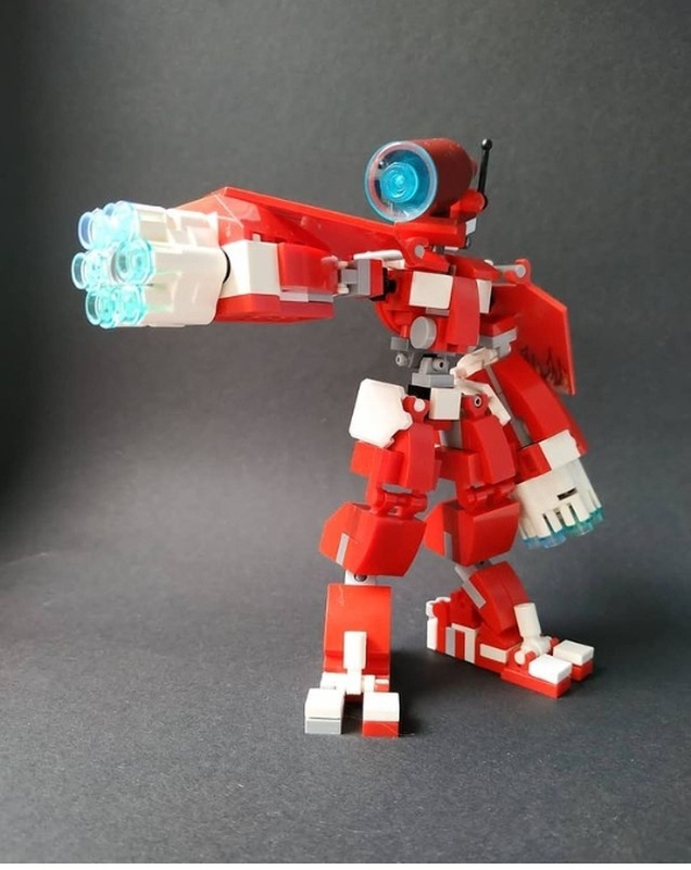 LEGO MOC red robot by eva_brick_ | - LEGO