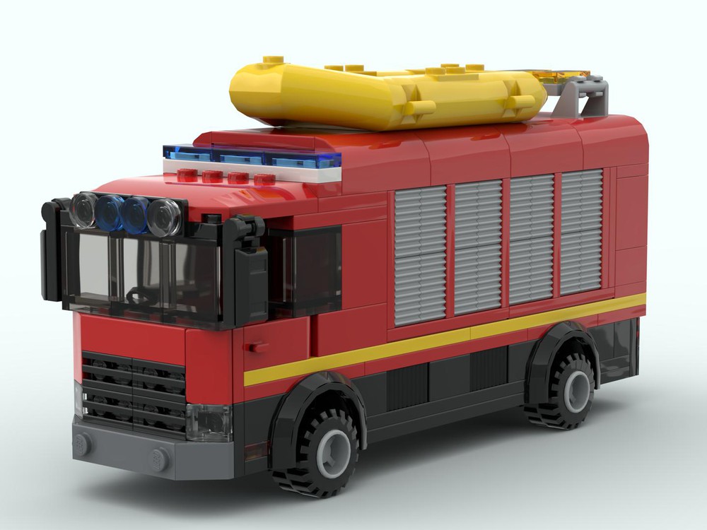 LEGO MOC Fire Engine / Truck Specialist Rescue Unit by Brick Bee