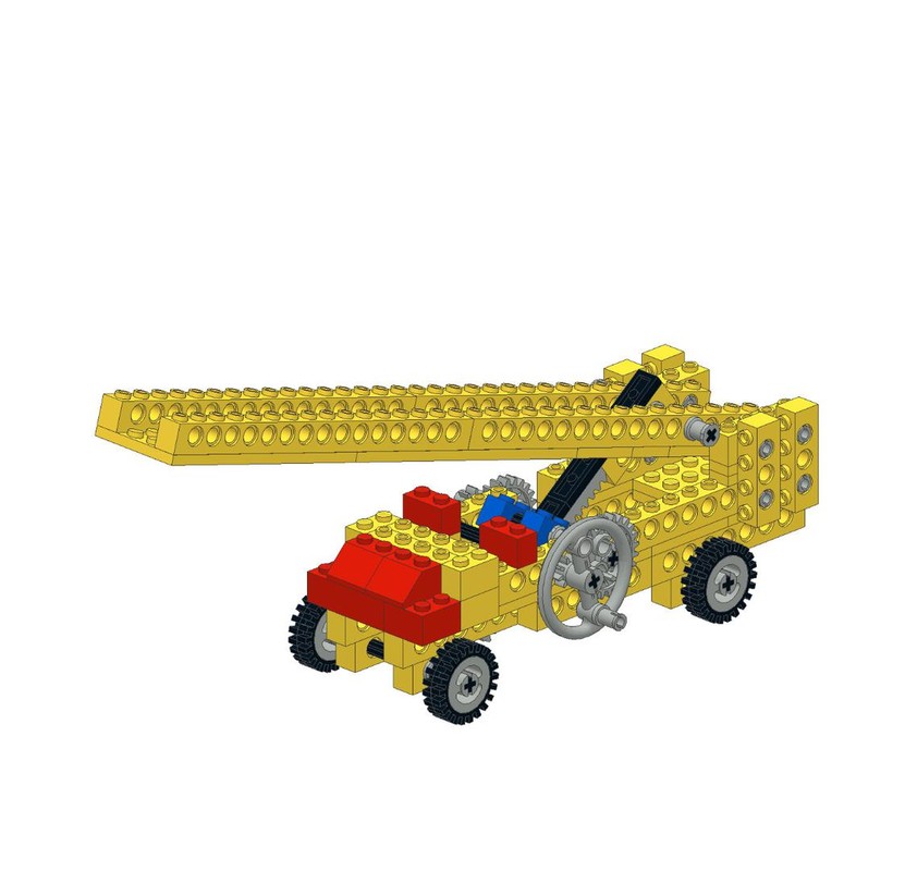 LEGO MOC Mobile ladder by Sfcustoms Rebrickable Build with LEGO