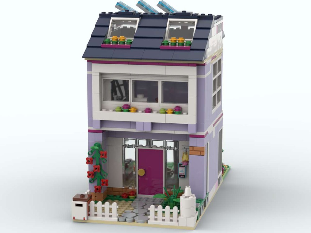 LEGO MOC Modular Emma's House by Just Create | Rebrickable - with LEGO