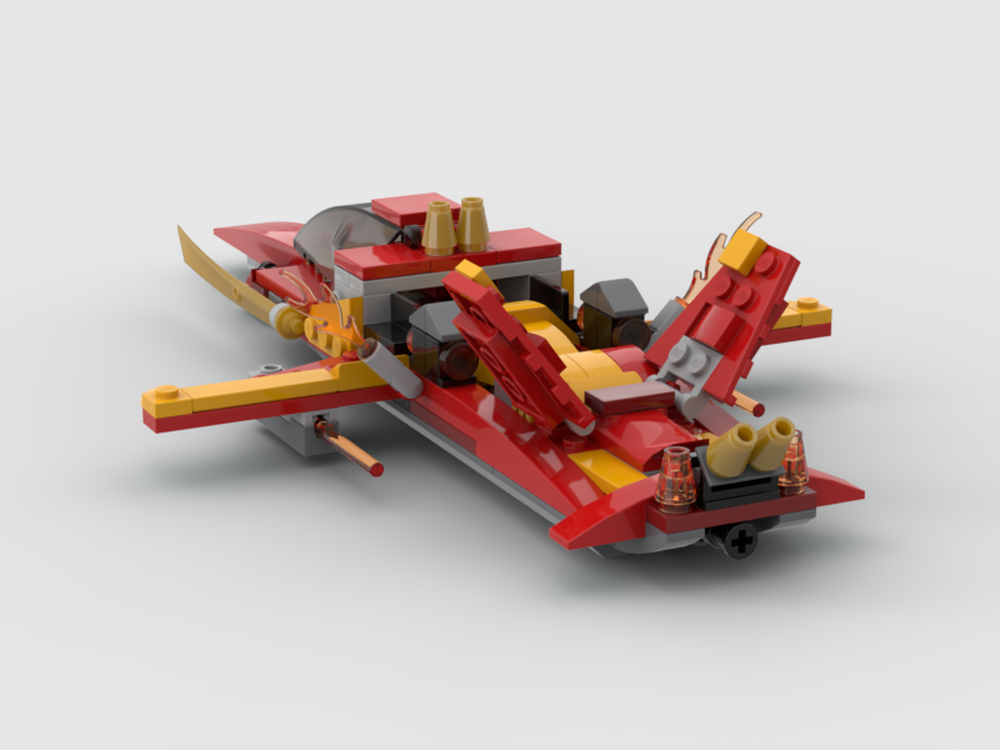LEGO MOC Kai's Fighter jet by nojkasa | Rebrickable - Build with LEGO