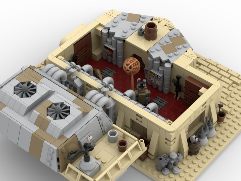 LEGO MOC Tatooine Modular Building - Power Grid Control Room by The ...