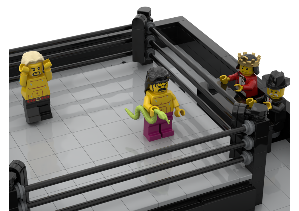 LEGO MOC Professional Wrestling Ring - Blue Brand by Brick.Mocman ...