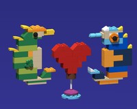 BYGGLEK Seahorses