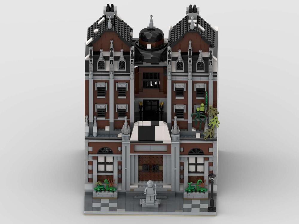 LEGO MOC Arkham Asylum Modular by MadWaxBE | Rebrickable Build with