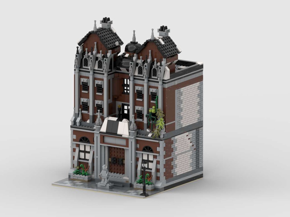 LEGO MOC Arkham Asylum Modular by MadWaxBE Rebrickable Build with LEGO