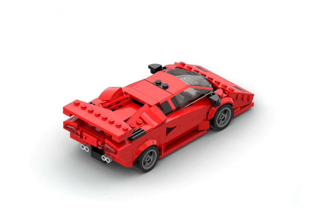LEGO MOC Lamborghini Countach (Red Version) - Speed