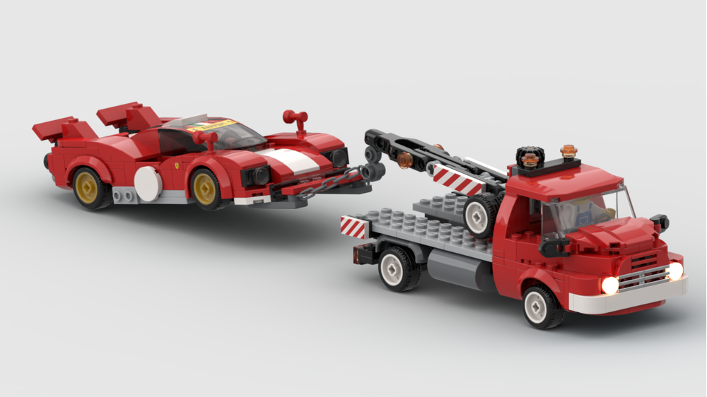 LEGO MOC Fiat 616 N1 Tow Truck (1965) by BrycCars | Rebrickable - Build ...