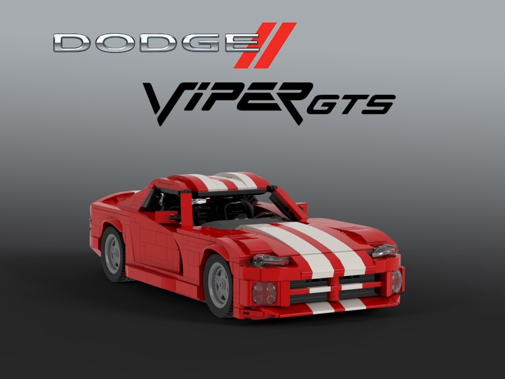 LEGO MOC-100862 Dodge Viper GTS (1996-2002) - Red version by