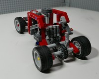 LEGO MOC two - 42132 C model Hot Rod by Horcikdesigns