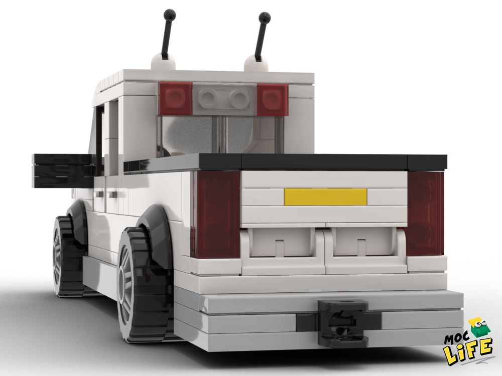 Lego Moc Chevrolet Silverado 1500 Quad Cab Long Bed Slammed By Moclife 