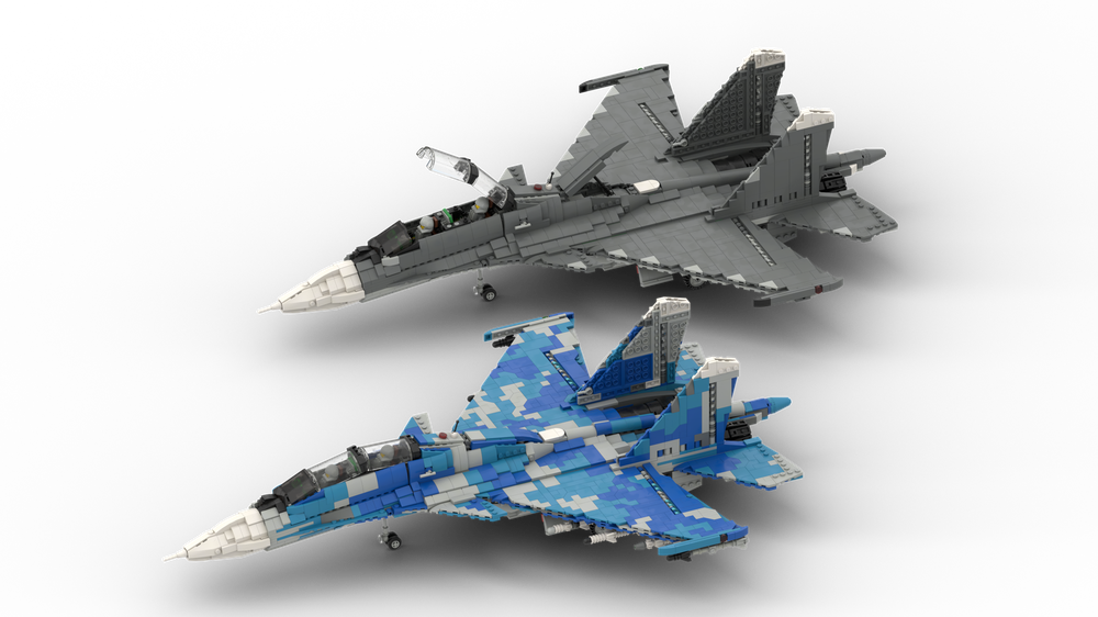 LEGO MOC Sukhoi SU-30 SM | 1:35 Scale by DarthDesigner | Rebrickable ...