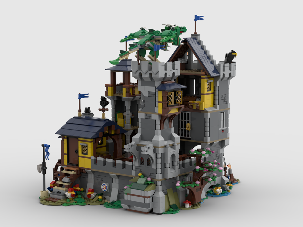 LEGO MOC Blue Knights Castle by blueknightscastle | Rebrickable - Build ...