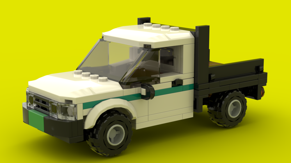 LEGO MOC Ford Ranger Flatbed by Artifice | Rebrickable - Build with LEGO